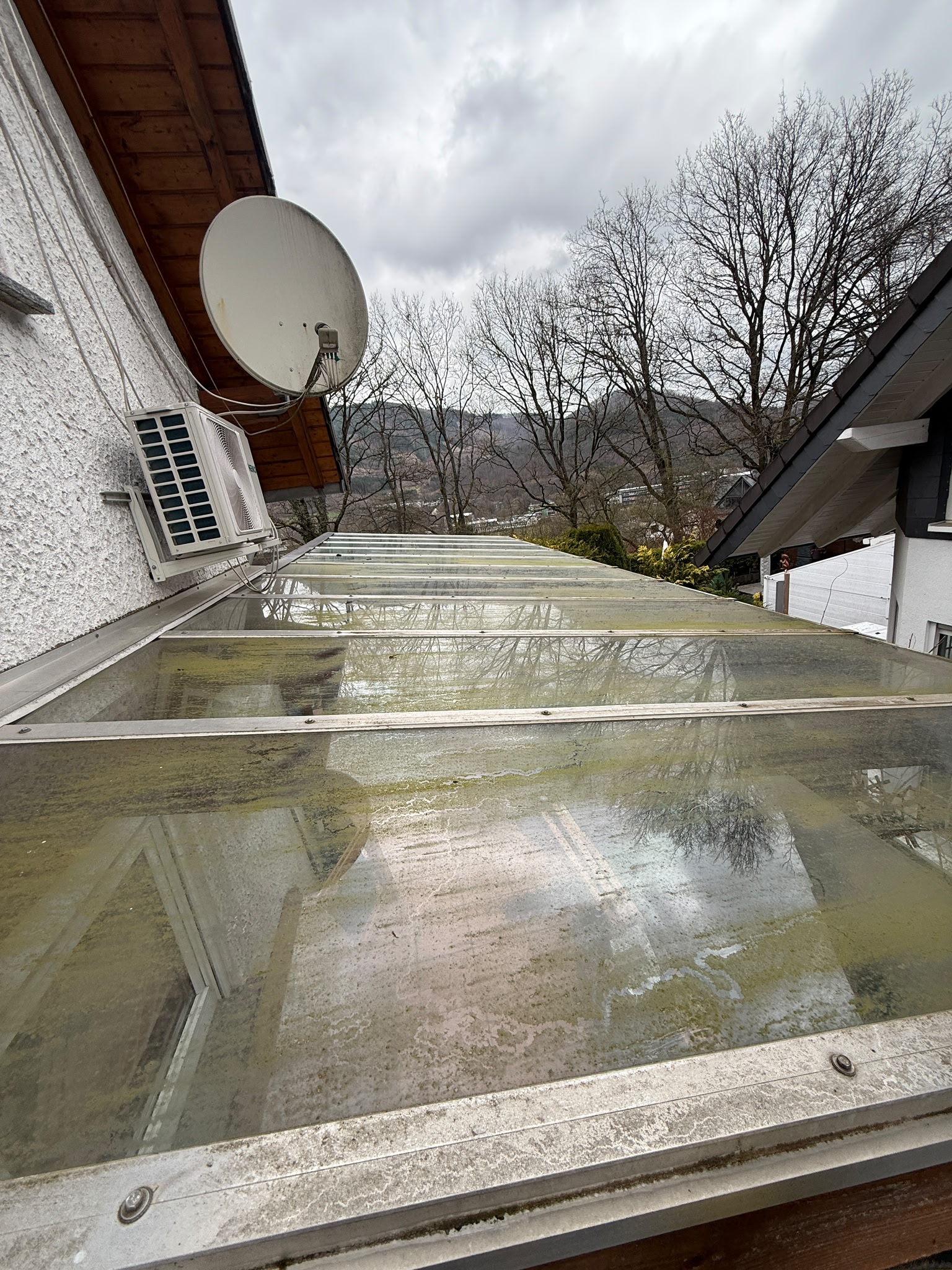 Fensterreinigung vorher